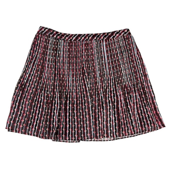 Reiss Alani Pleated Mini Skirt Size 12 - Picture 3 of 9